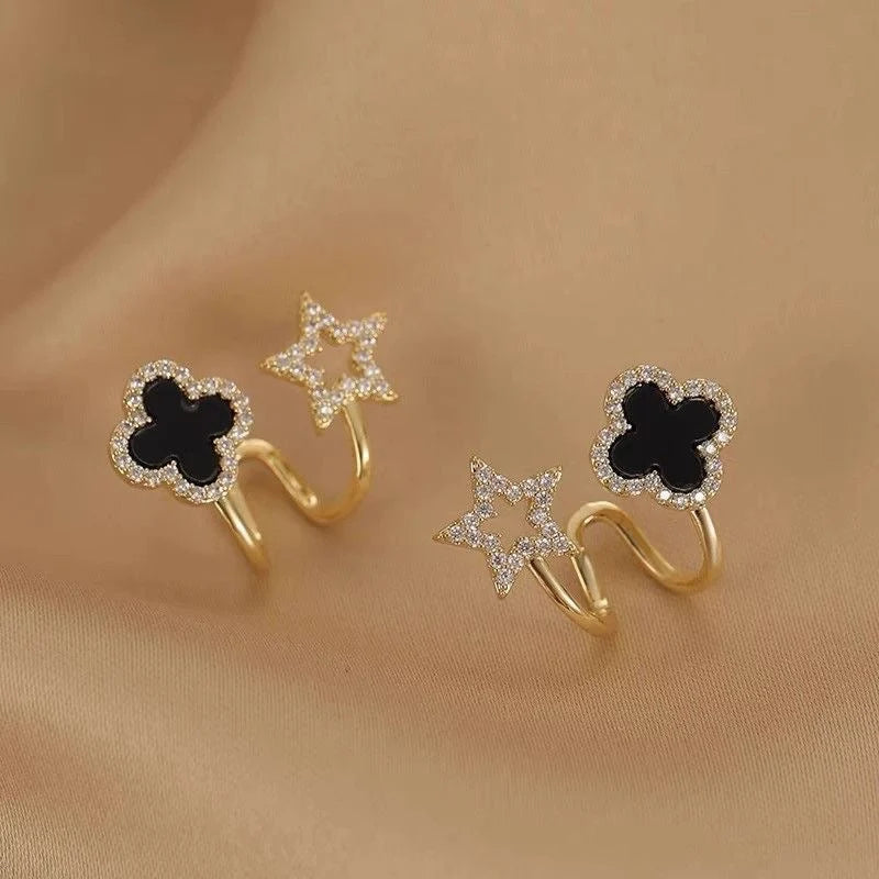 Black Clover Star Earrings