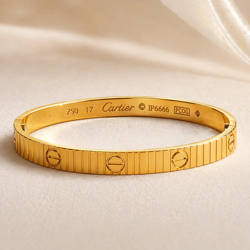 Classic Screw Pattern Bracelet - Anti Tarnish