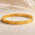 Classic Screw Pattern Bracelet - Anti Tarnish