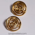Korean Loop Gold Plated Earrings