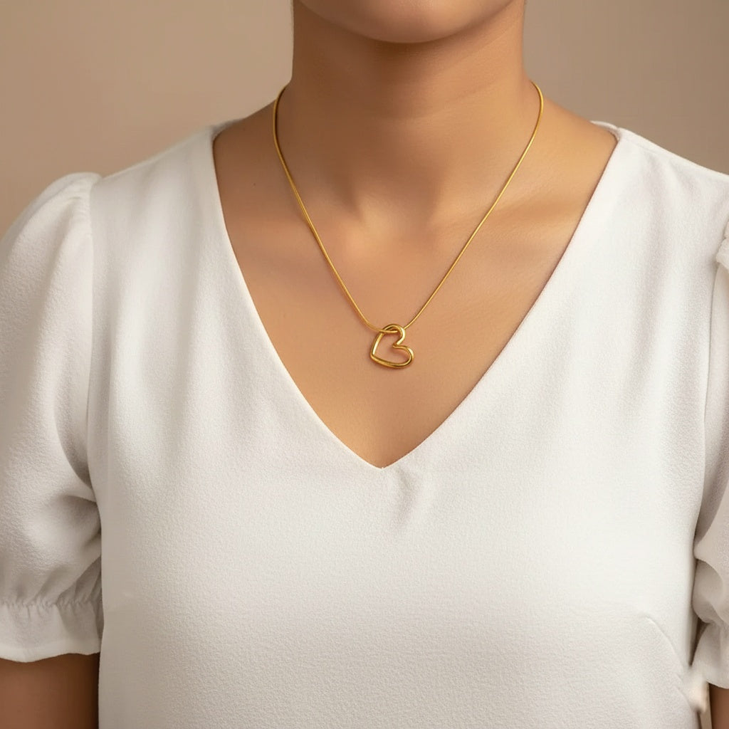 Infinite Love Heart Necklace - Anti Tarnish