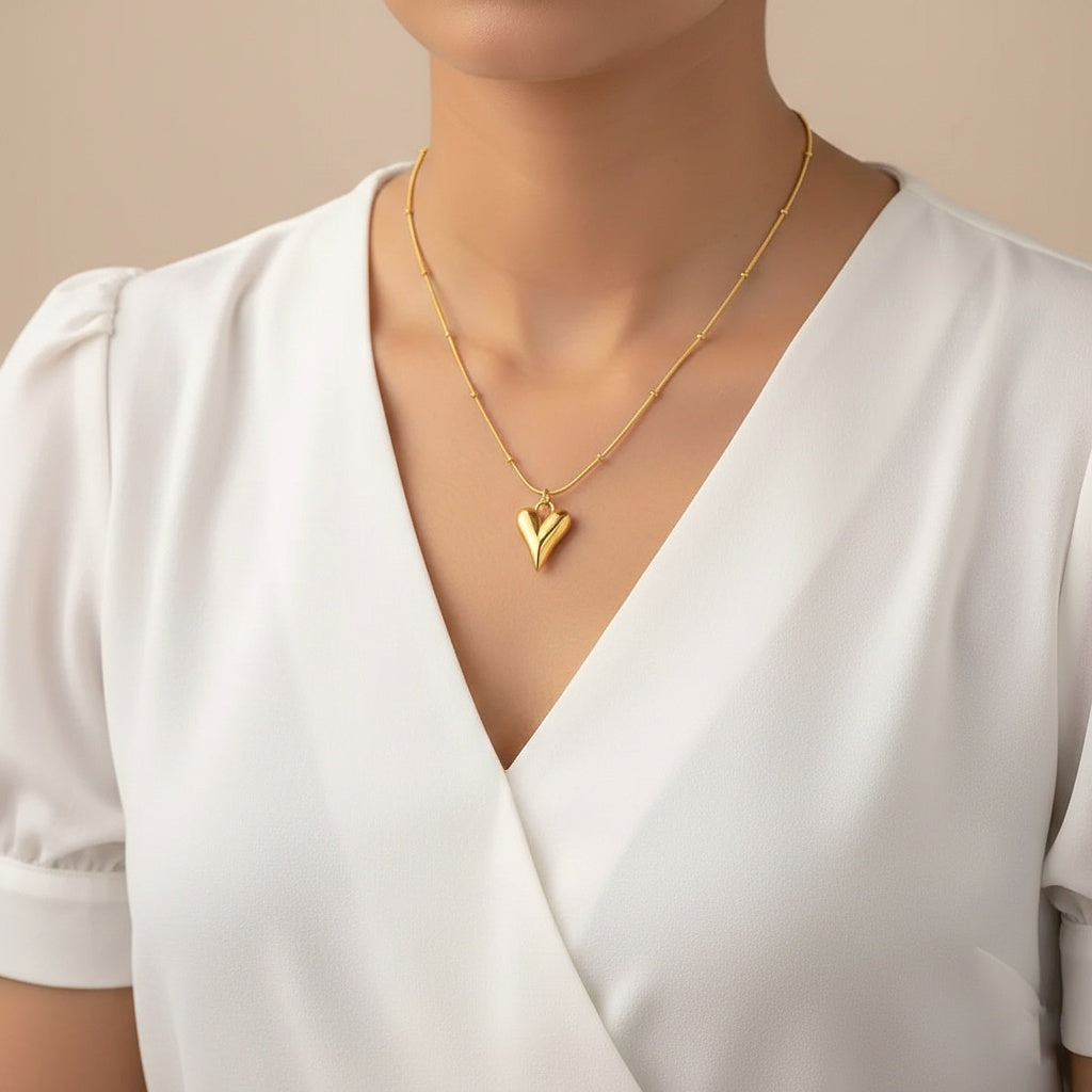 Little Heart Necklace - Anti Tarnish