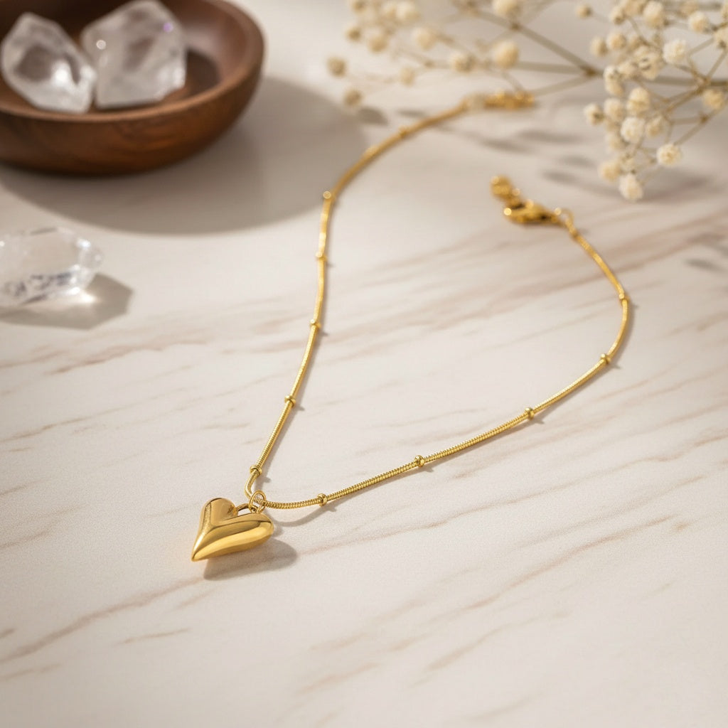 Little Heart Necklace - Anti Tarnish