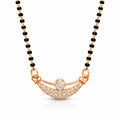 Rose Gold Plated Cascade Mangalsutra - Anti Tarnish