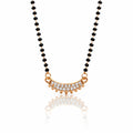 Crescent Shaped Pendant Mangalsutra - Anti Tarnish