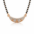 Crystal Curve Mangalsutra - Anti Tarnish