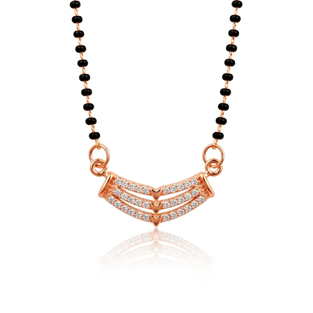 Royal Chevron Mangalsutra - Anti Tarnish