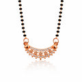 Rose Gold Plated Zaveri Pearls Mangalsutra - Anti Tarnish