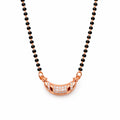Rose Gold Plated Cubic Zirconia Mangalsutra - Anti Tarnish