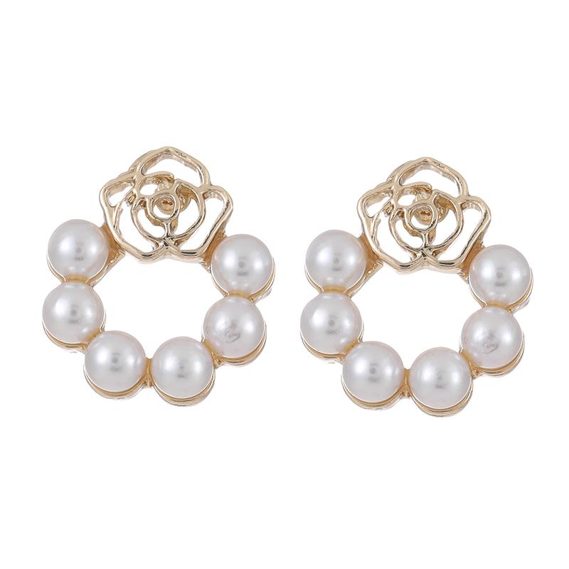 Pearl Flower Earrings